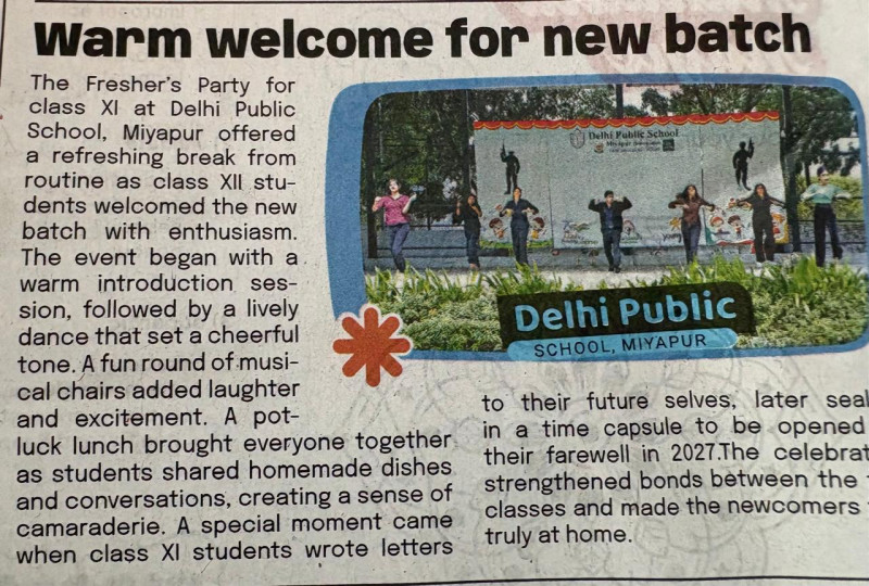 Warm Welcome for New Batch