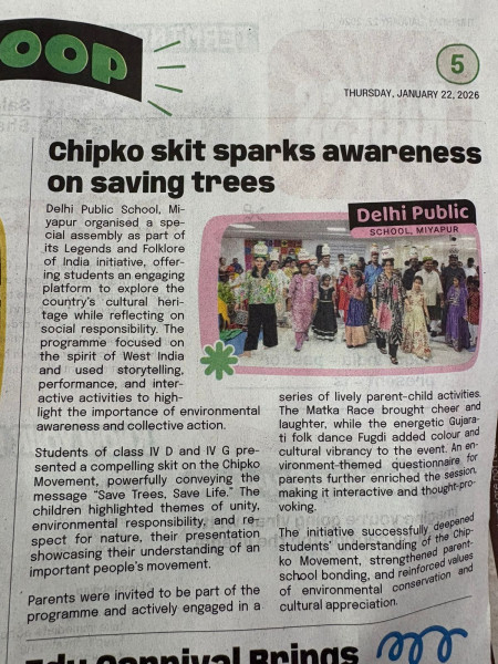 Grade 4 Assembly : Chipko Skit 