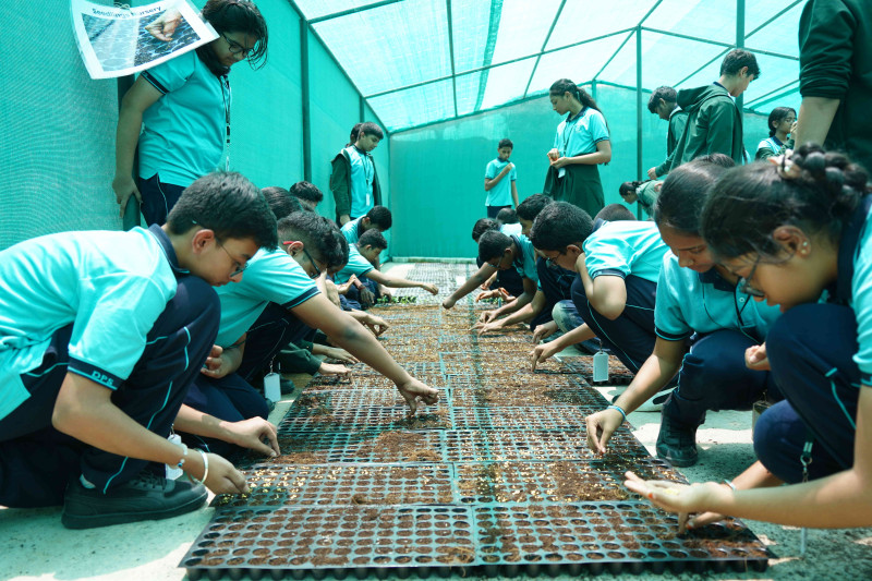 Grade 9A to 9E : Visit to Ankuran, a farmland located near DPS Miyapur