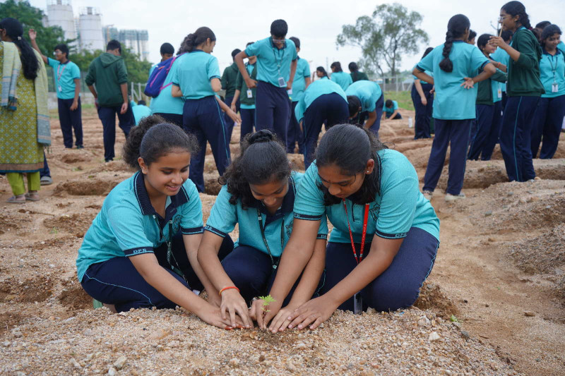Grade 9F to 9K : Visit to Ankuran, a farmland located near DPS Miyapur