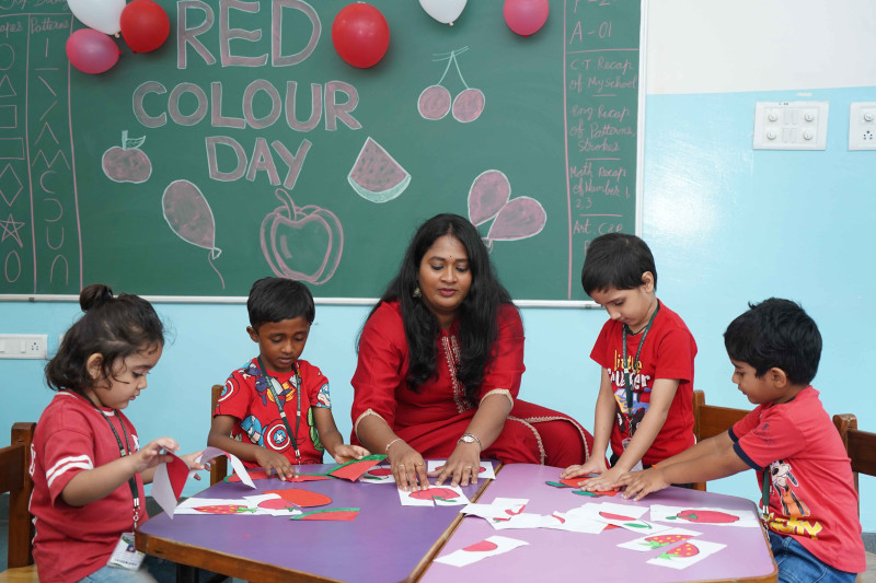 LKG RED COLOUR DAY
