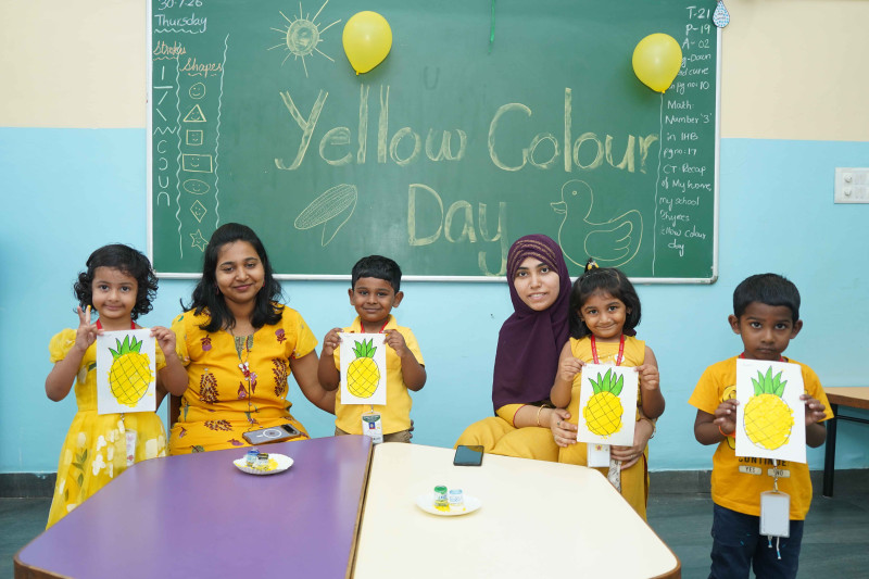 LKG YELLOW COLOUR DAY