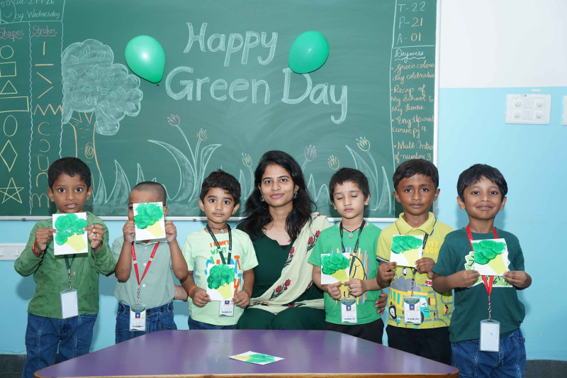 LKG GREEN COLOUR DAY