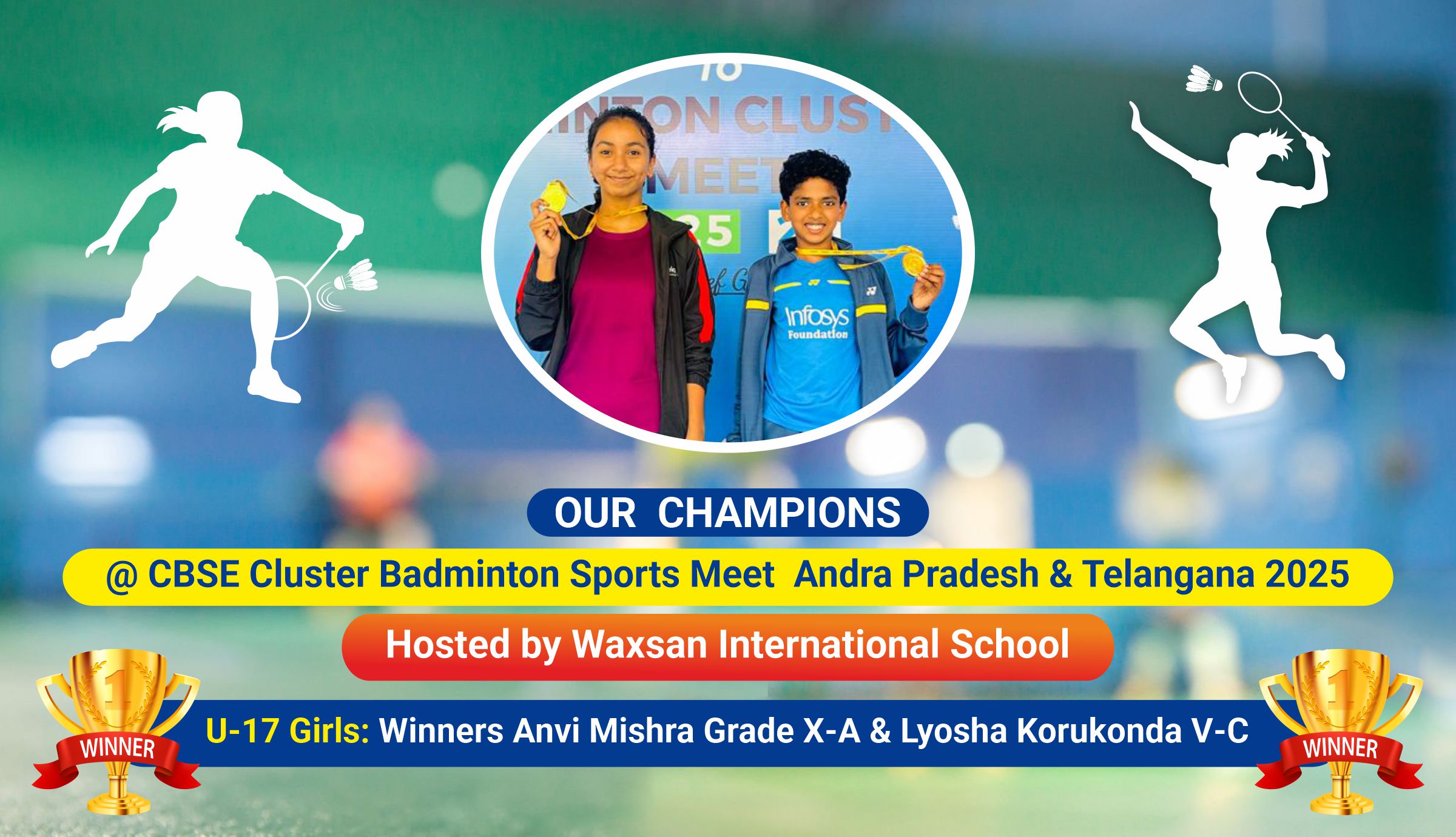 Badminton-U17 Winners