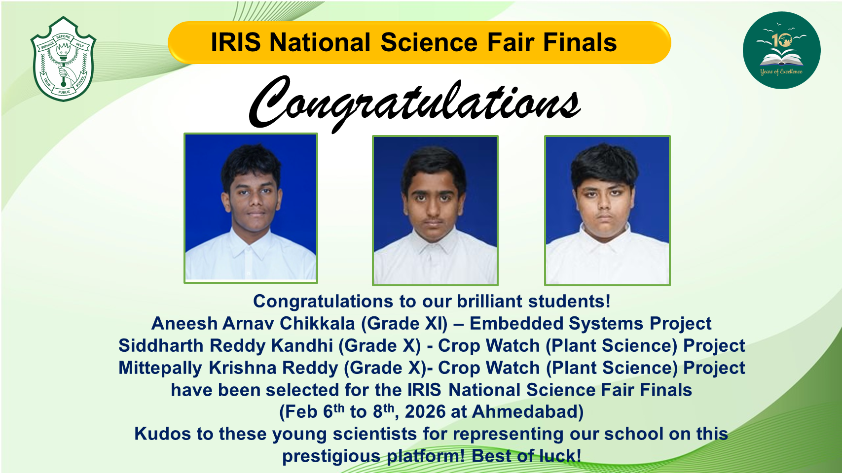 Selection in IRIS 2025