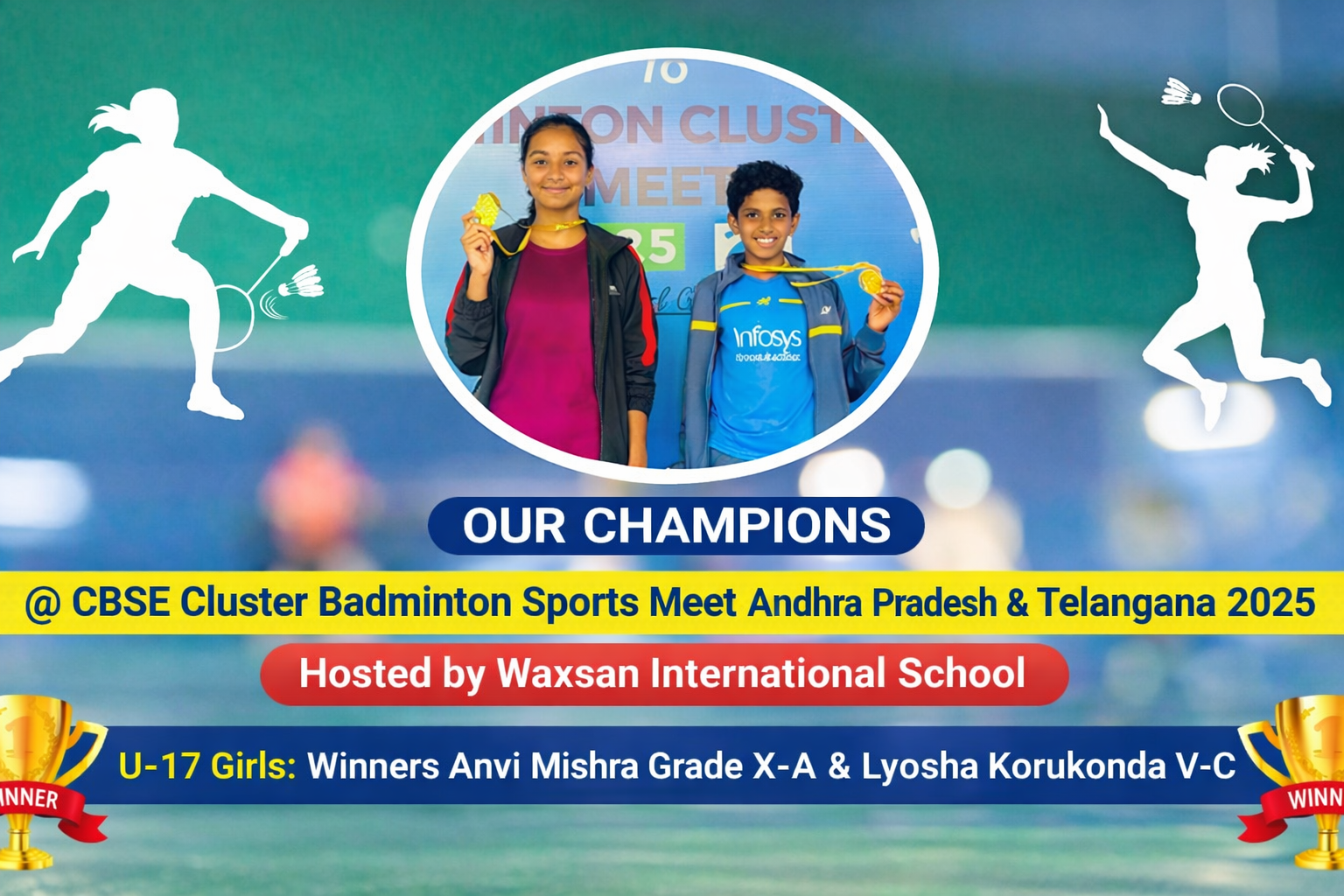 Badminton-U17 Winners